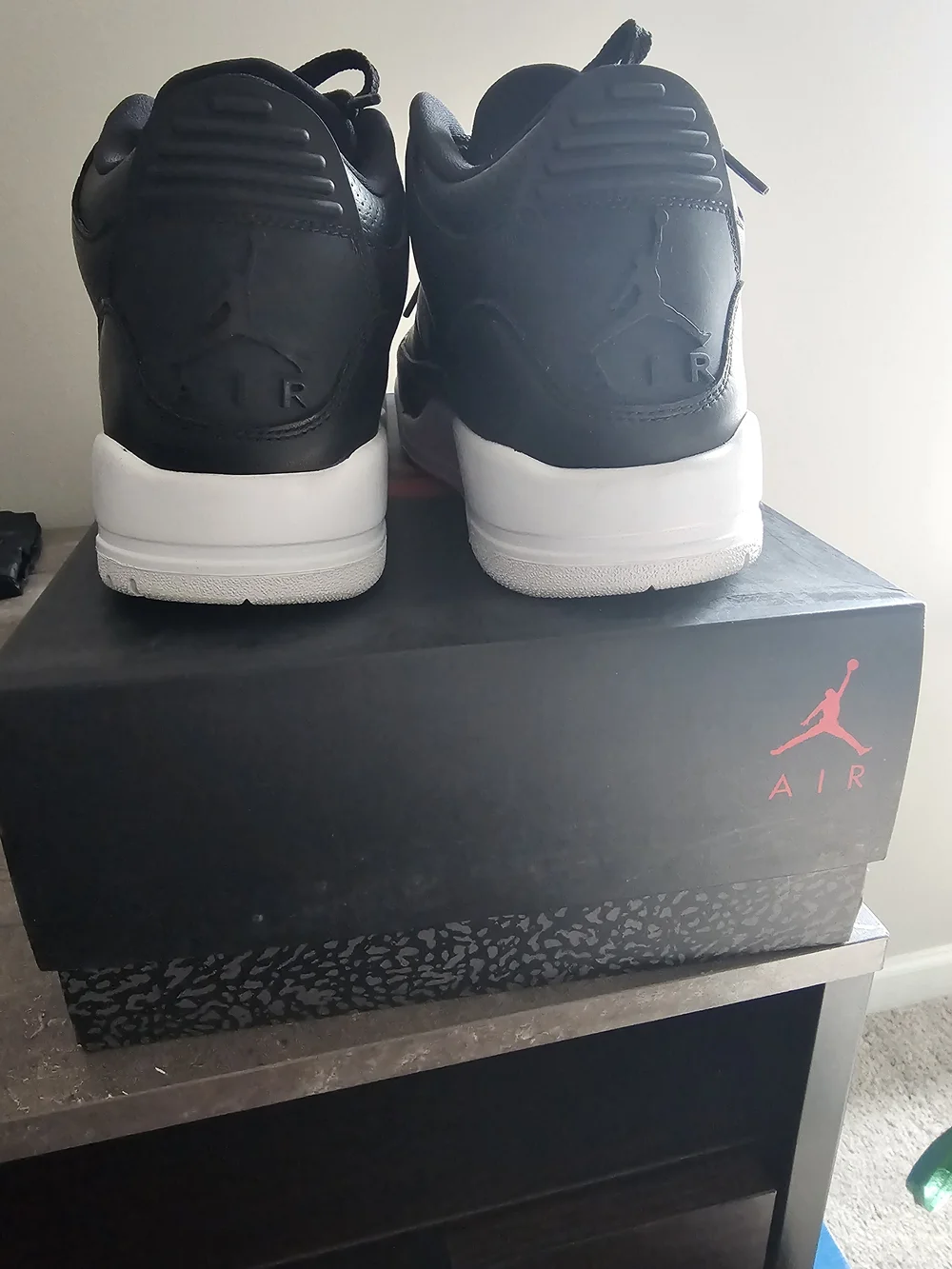Jordan 3 Retro Black and White Low-Top Sneakers
